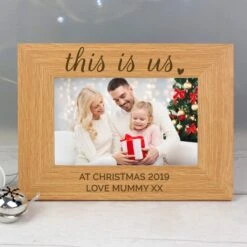 Personalised This Is Us Wooden Landscape Photo Frame