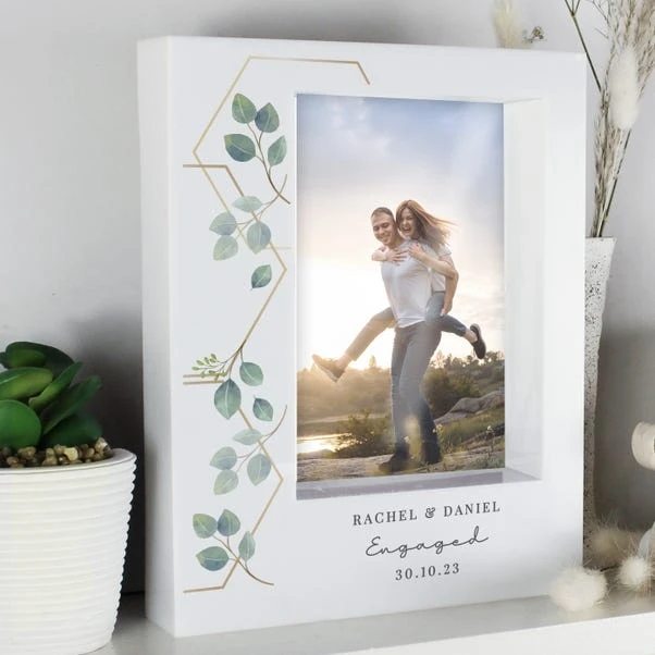 Personalised Botanical Portrait Box Photo Frame - Image 4