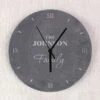 Personalised Family Slate Wall Clock