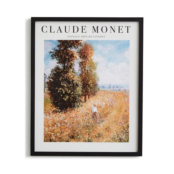 Paysage Pres De Giverny By Claude Monet Framed Print - Image 6