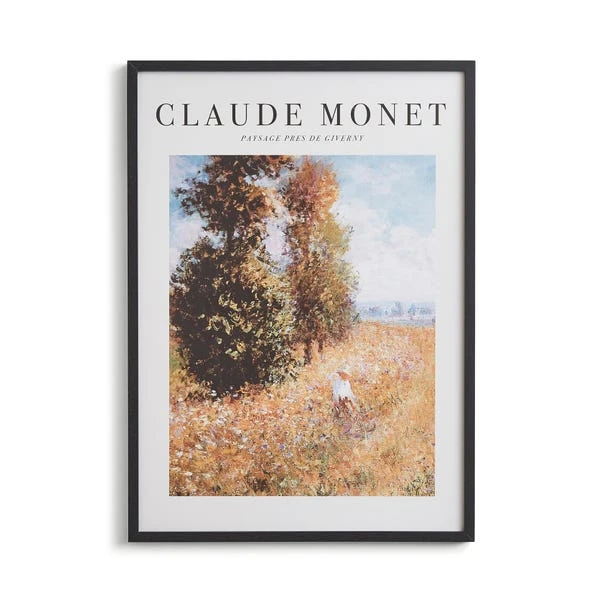 Paysage Pres De Giverny By Claude Monet Framed Print - Image 3