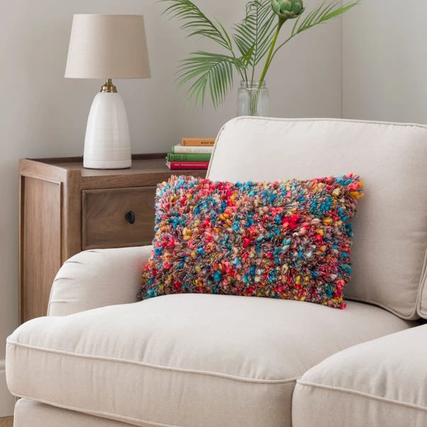 Ava Fluffy Texture Rectangle Cushion - Image 11