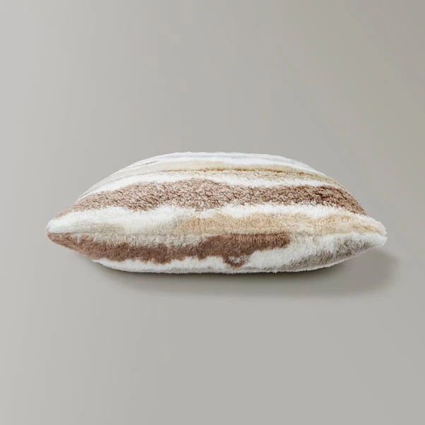 Abstract Fur Boucle Square Cushion - Image 9