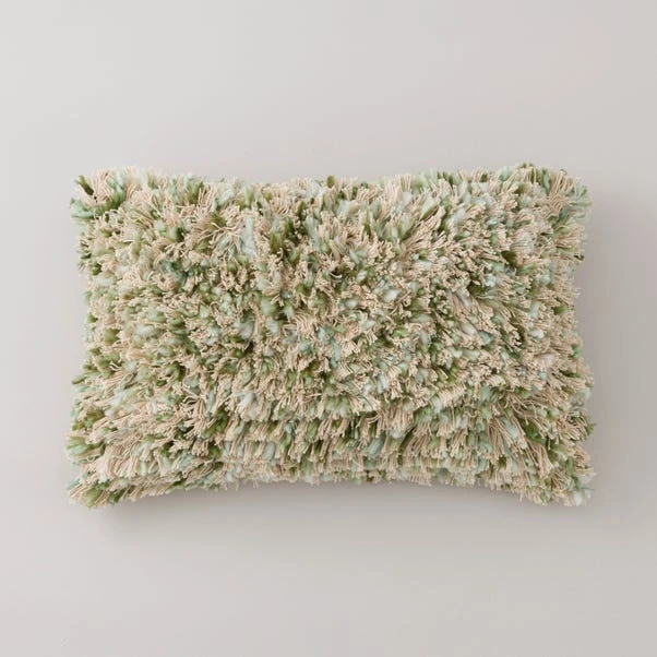 Ava Fluffy Texture Rectangle Cushion - Image 2