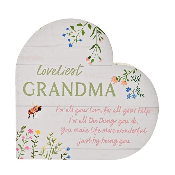 The Cottage Garden 'Grandma' Heart Ornament - Image 2