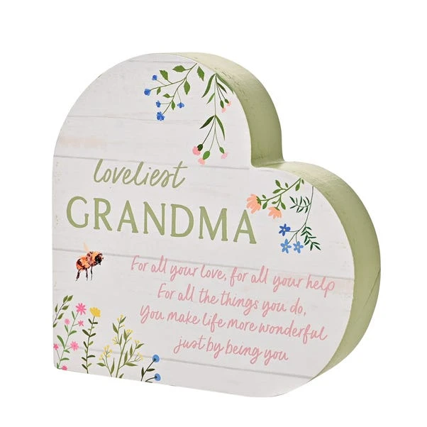 The Cottage Garden 'Grandma' Heart Ornament - Image 3