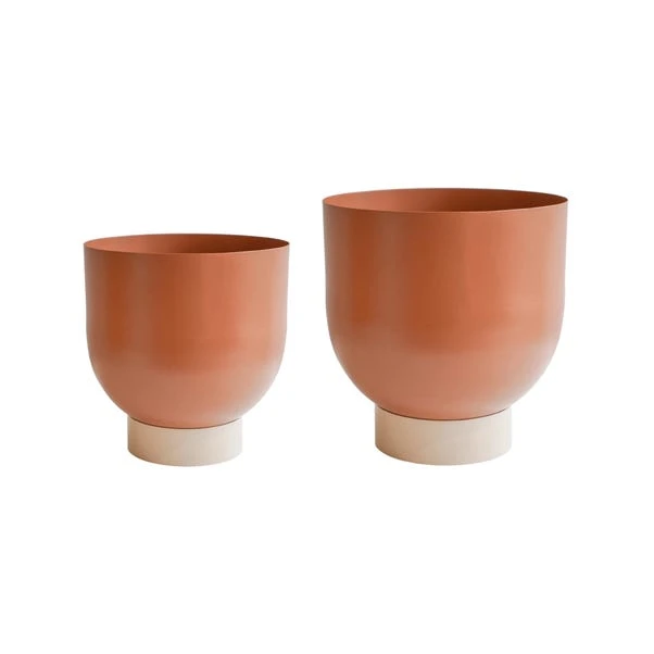 Set Of 2 Austin Dual Metal Plant Pots - Image 6
