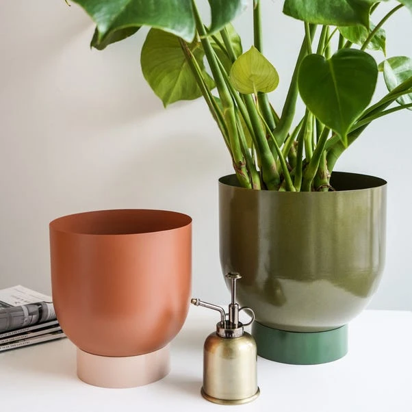 Set Of 2 Austin Dual Metal Plant Pots - Image 4