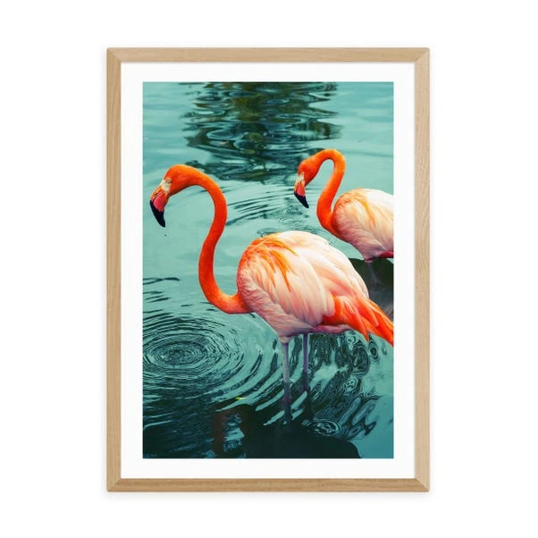 East End Prints Flamingoes Print By Honey Island Studio - Image 6