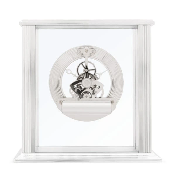Acctim Vermont Silver Mantel Clock - Image 5