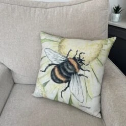 Christine Varley Bumble Bee Square Cushion
