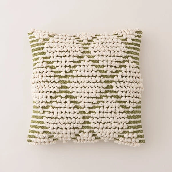 Jersey Bobble Diamond Square Cushion - Image 15