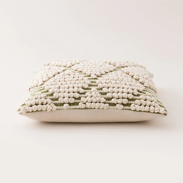 Jersey Bobble Diamond Square Cushion - Image 16
