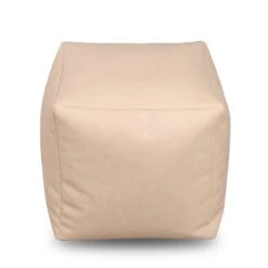 Kaikoo Faux Leather Beanbag Cube