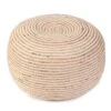 Kaikoo Jute Stripe Bean Bag Pouffe