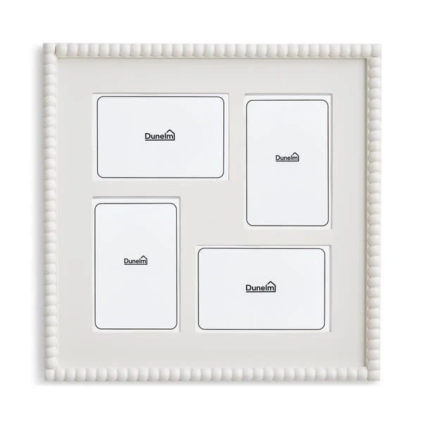 Bobbin Square White Multi Photo Frame - Image 3
