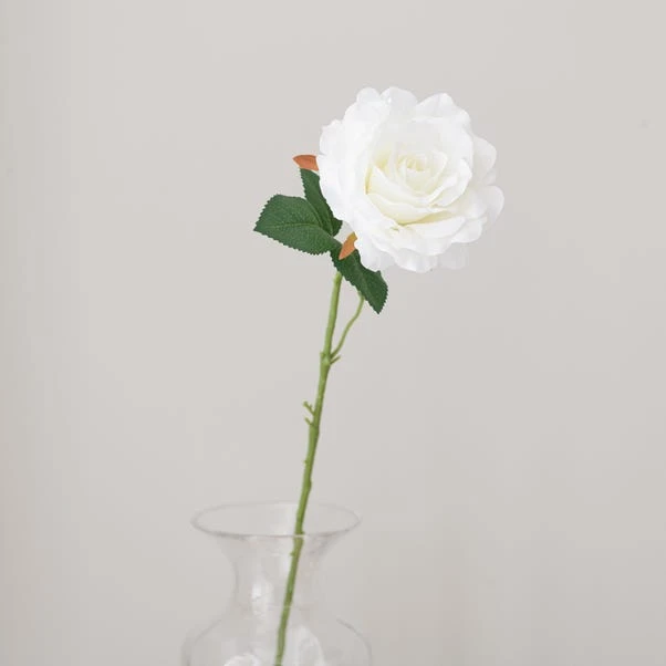 Artificial White Rose Stem - Image 2