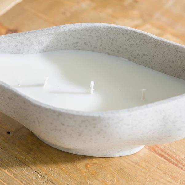 Sea Salt & Rosemary Ceramic Multi Wick Candle - Image 3