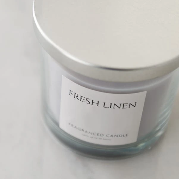 Fresh Linen Multi Wick Candle - Image 2