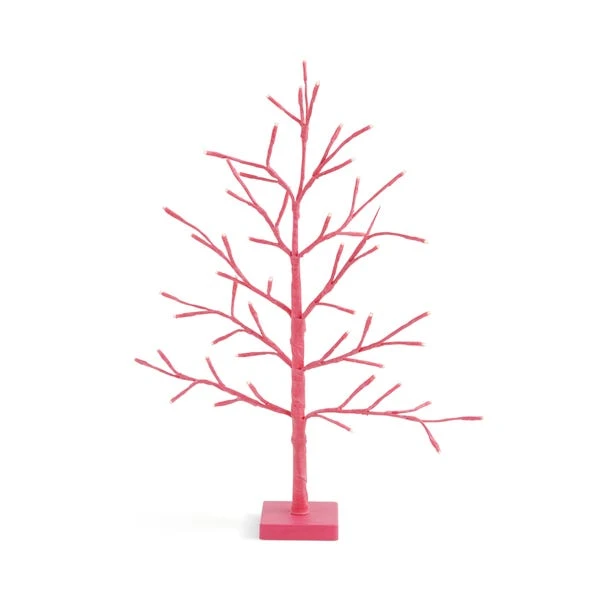 2ft LED Pink Table Top Twig Tree - Image 4
