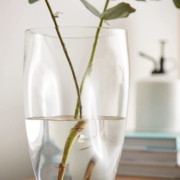 Dimpled Texture Glass Vase - Image 2