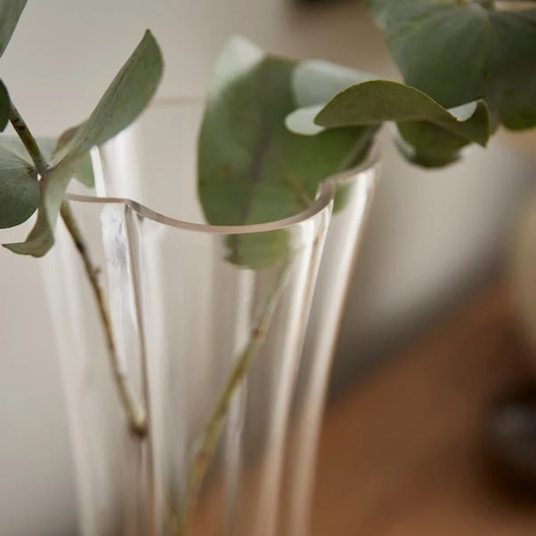 Fluted Glass Vase - Image 2