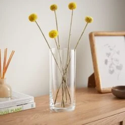 Crystal Glass Tall Vase