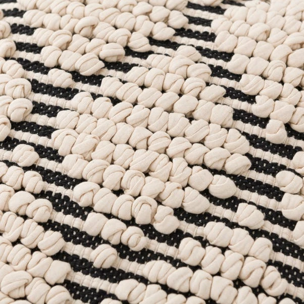 Jersey Bobble Diamond Square Cushion - Image 2