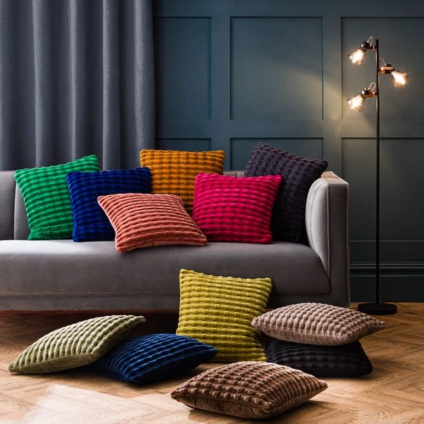 Velvet Looped Square Cushion - Image 15