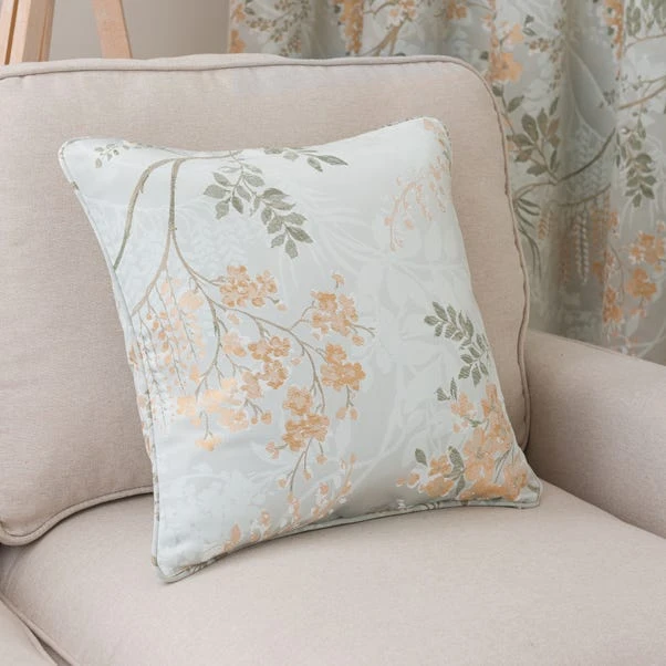 Trailing Wisteria Square Cushion - Image 2