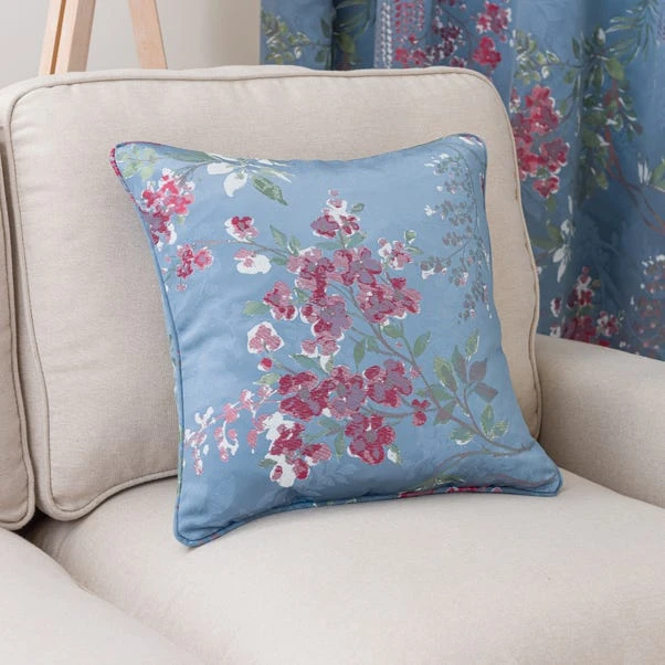 Trailing Wisteria Square Cushion