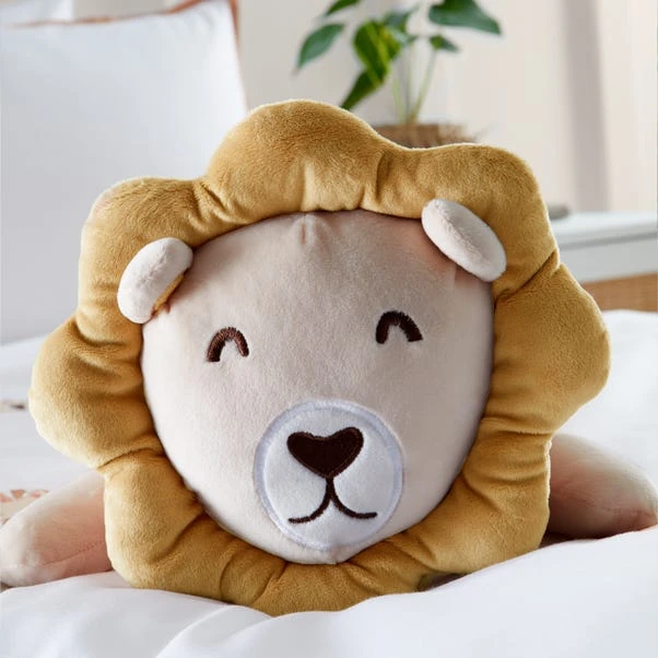 Catherine Lansfield Cuddle Friends Lion Cushion - Image 2