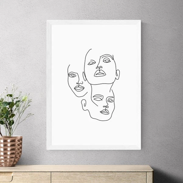 East End Prints Three Line Art Faces By Sundry Society - Image 11
