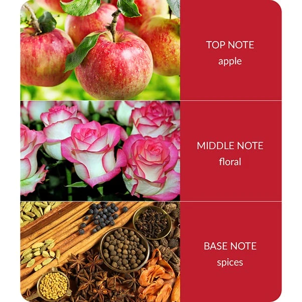 Heart And Home Bamboo Spiced Apple & Cinnamon Centrepiece Candle - Image 3