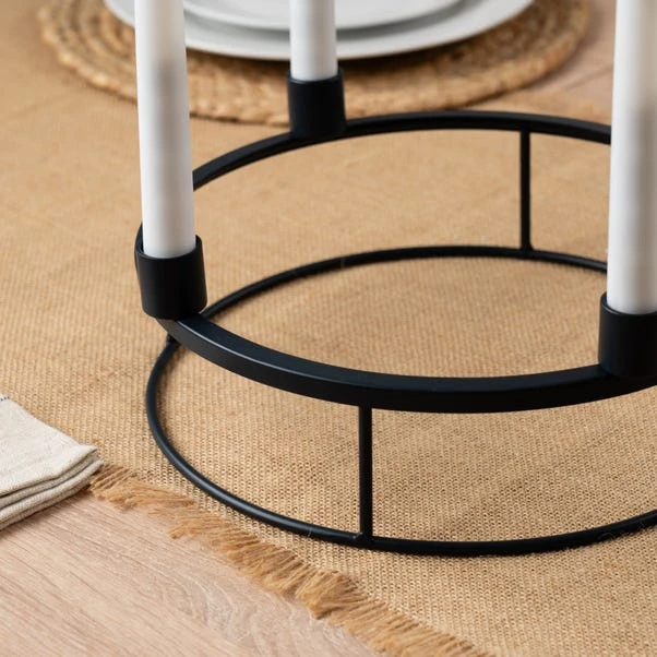 Round Candlestick Holder Centrepiece - Image 2