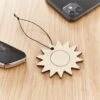 Cactus Flower Wooden Sun Air Freshener