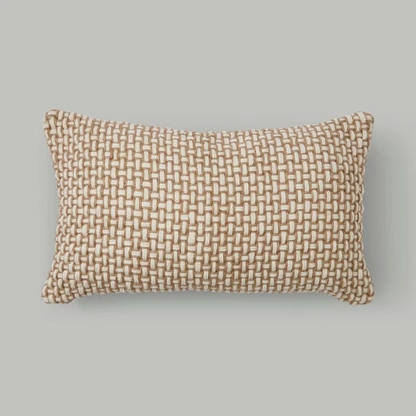 Jute Natural Rectangle Cushion - Image 3