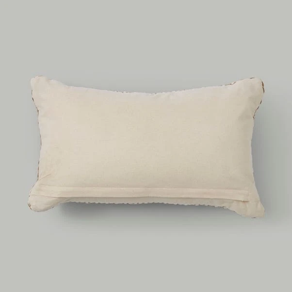Jute Natural Rectangle Cushion - Image 4