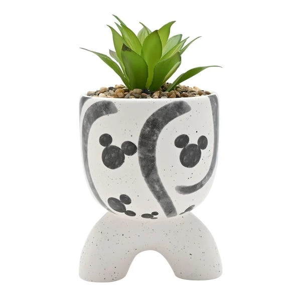 Artificial Plant In Disney Mickey Mouse Arched Footed Plant Pot - Image 2