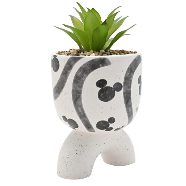 Artificial Plant In Disney Mickey Mouse Arched Footed Plant Pot - Image 3