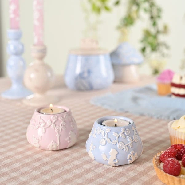 Set Of 2 Disney Alice In Wonderland Tealight Holders - Image 2