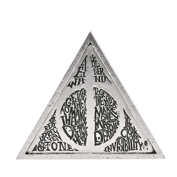 Harry Potter Dark Arts Deathly Hallows Triangle Ornament - Image 2