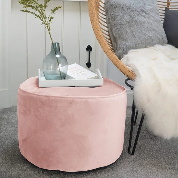 Rucomfy Velvet Bean Bag Pouffe - Image 15