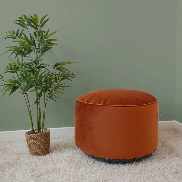 Rucomfy Velvet Bean Bag Pouffe - Image 9