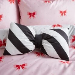 Sassy B Dotty Bow Cushion