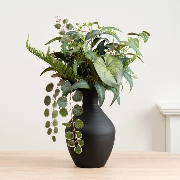 Artificial Trailing Mixed Foliage Bouquet