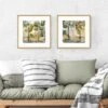 Set Of 2 Nearing Autumn Framed Prints