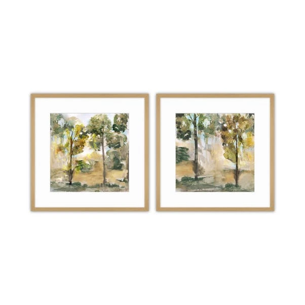 Set Of 2 Nearing Autumn Framed Prints - Image 2