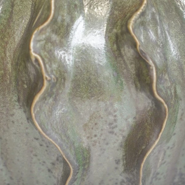 Scarlet Coral Reef Ceramic Vase - Image 16