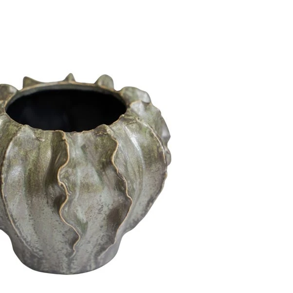 Scarlet Coral Reef Ceramic Vase - Image 17